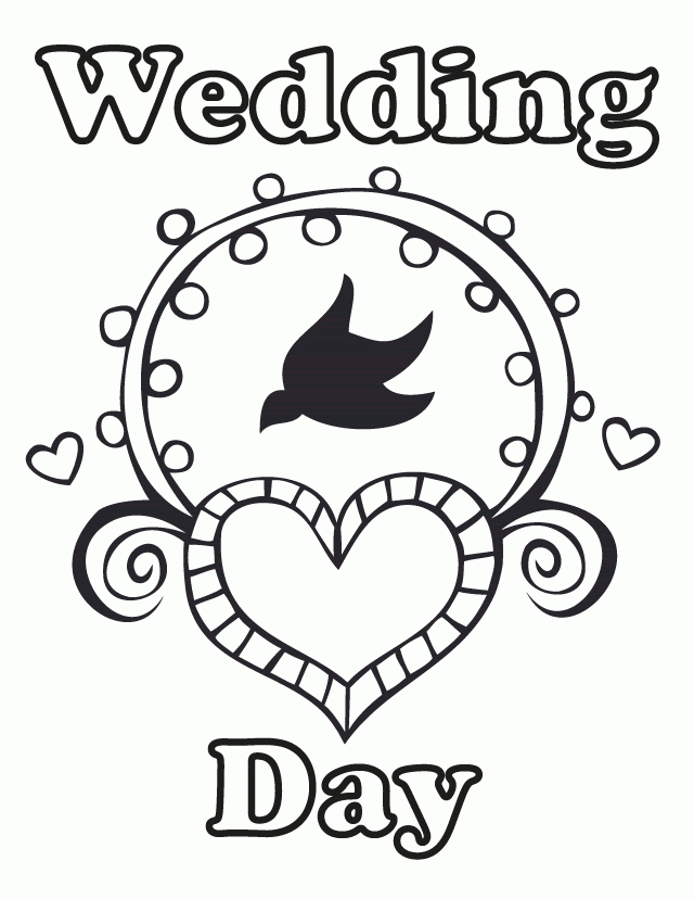 Download Free Printable Wedding Coloring Pages Kids Download Free Printable Wedding Coloring Pages Kids Png Images Free Cliparts On Clipart Library
