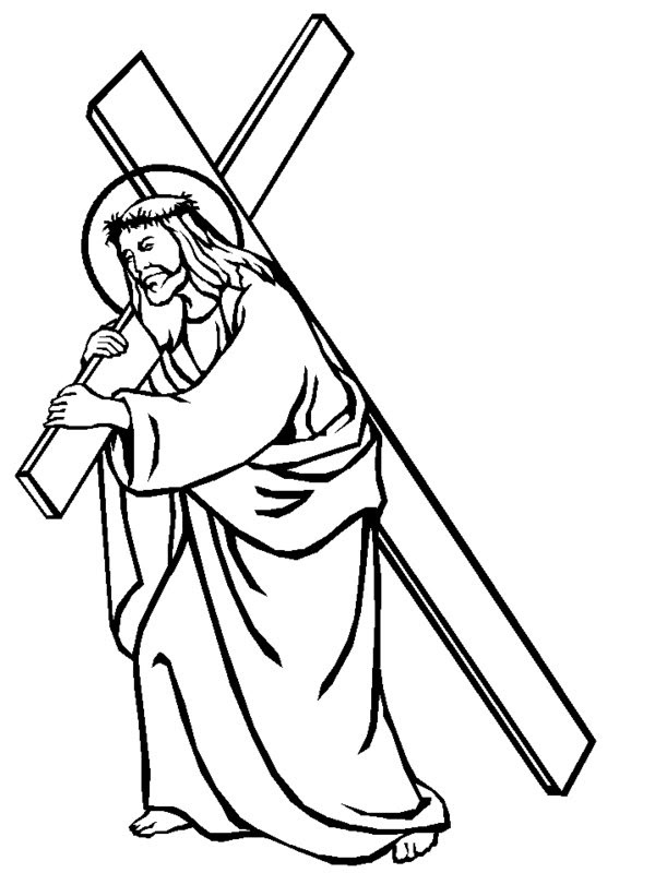 Download Jesus Coloring Pages | Free download on ClipArtMag