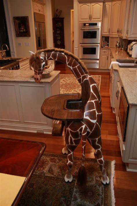 The saddle bar stool has become an important piece of furniture not only in bars but in homes as well. Coolest High Chair Ever | Home Design, Garden
