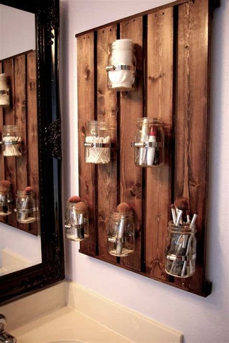 Bathroom storage always seems to be a struggle, but these floating shelves are the perfect solution for minimally invasive storage with style. 30 Brilliant DIY Bathroom Storage Ideas - Amazing DIY