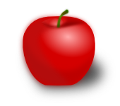 真っ赤なりんごのイラスト 無料イラスト作成ソフトinkscape インクスケープ の作品集