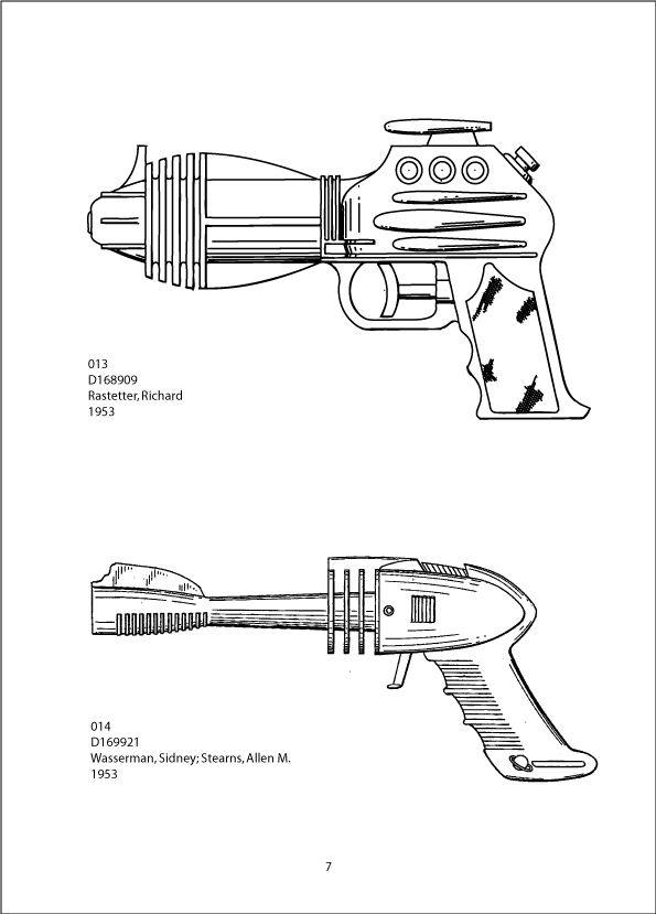 clip art booklet. clip art book. gun patent clip