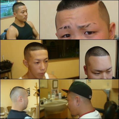 坊主ラインの入れ方 ラインのもち ラインの適した長さ レザーアート How To ２児のbarberパパ 丘サーまっしぐら Barbershintokohairdesign