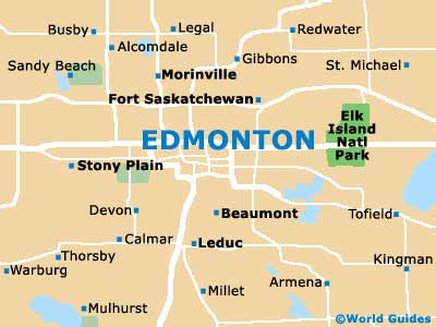 Edmonton Alberta Canada Map Edmonton Maps and Orientation: Edmonton, Alberta   AB, Canada