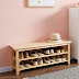 Entryway Shoe Storage Bench With Cushion - Storage Bench With Cushion Etsy : Top has a comfy leather cushion when you need a seat;