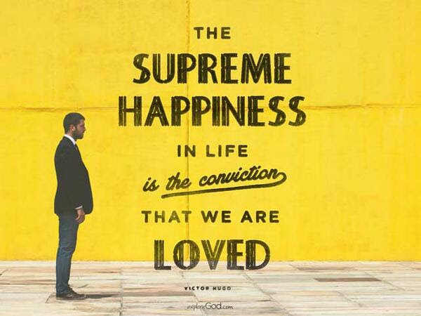 Charming Happiness Image Quote By Victor Hugo