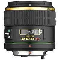Pentax SMC DA* 55mm f/1.4 SDM Prime Standard Lens w/ Case for Pentax Digital SLR Cameras