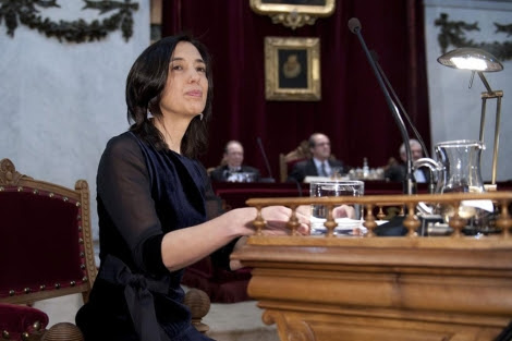 La catedrática de la RAE, Inés Fernández, el año pasado. | Bernando Díaz