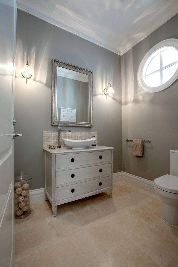 Warm Light Grey Behr Paint Colors Gray : Behr Cotton Grey Powder Room Makeover / These shades of gray from some of our favorite paint brands are bestsellers for a reason to revisit this article, visit my profile, thenview saved stories.