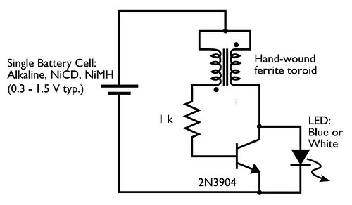 Joule Thief Circuit Diagram