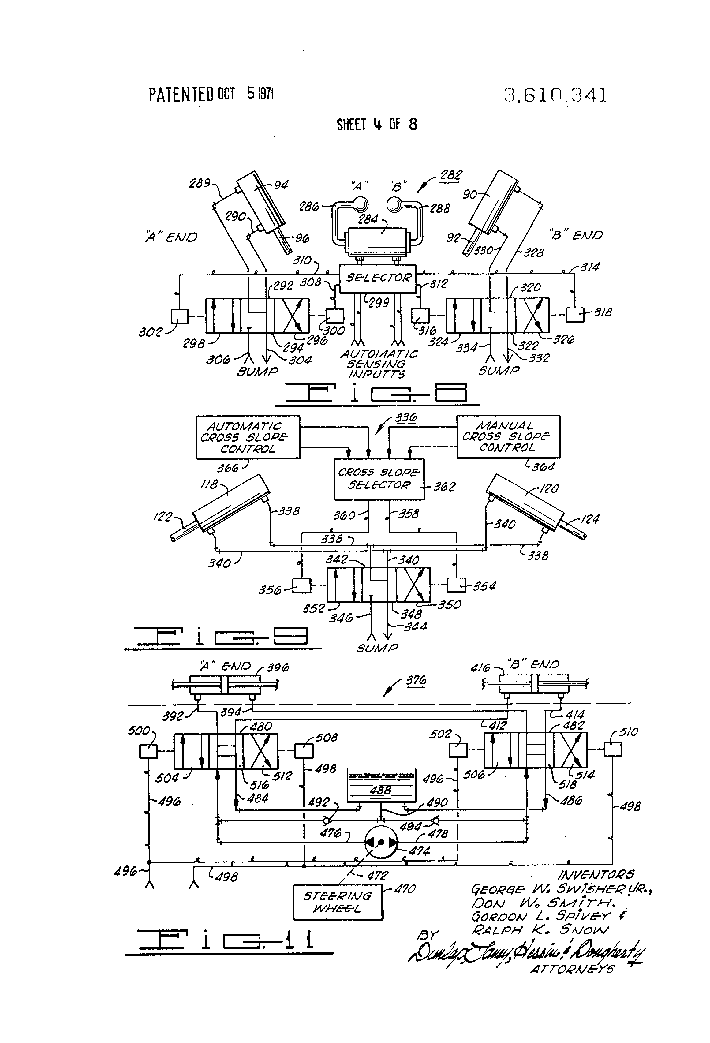 Patent US3610341 - Motor-grader control system - Google ...