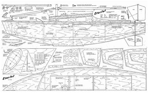 starlet plans aerofred   model airplane plans