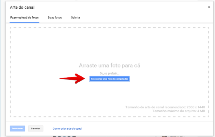 Como Colocar Imagem De Capa Em Um Canal Do Youtube Dicas E