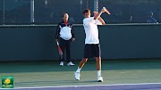 tenniswarehouse Marin Cilic hitting in slow motion HD -- Indian Wells Pt. 01