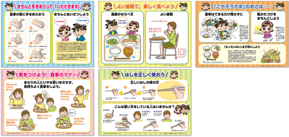 株式会社全教図 食育ポスターセット