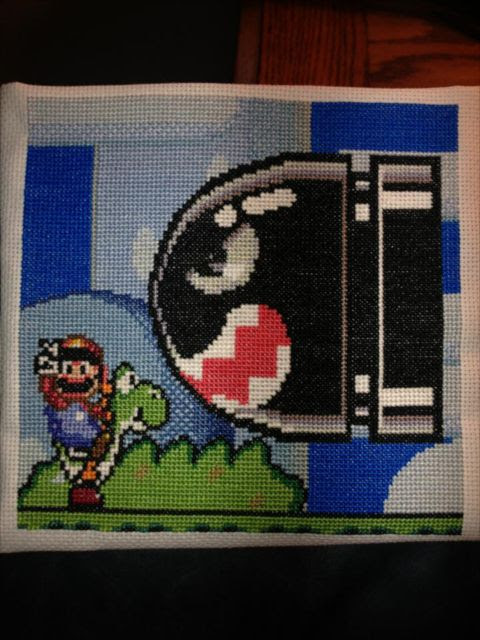 美しいドット絵 ゲーム中のワンシーンが クロスステッチ の刺繍で再現された作品集 そうさめも