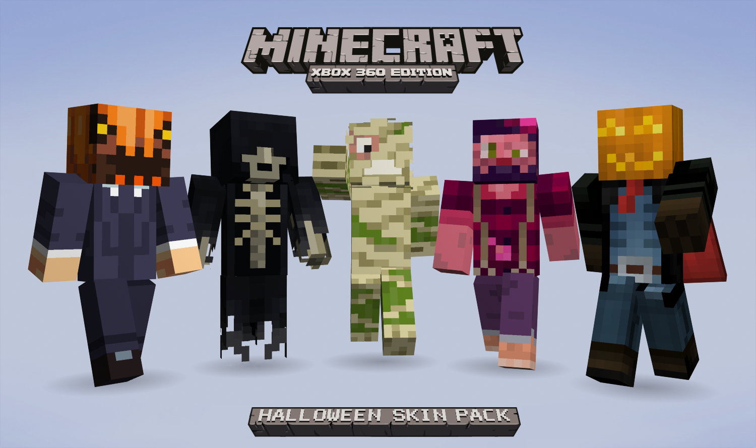 Minecraft Xbox バージョンにハロウィンスキンパック Minecraftologies マインクラフト
