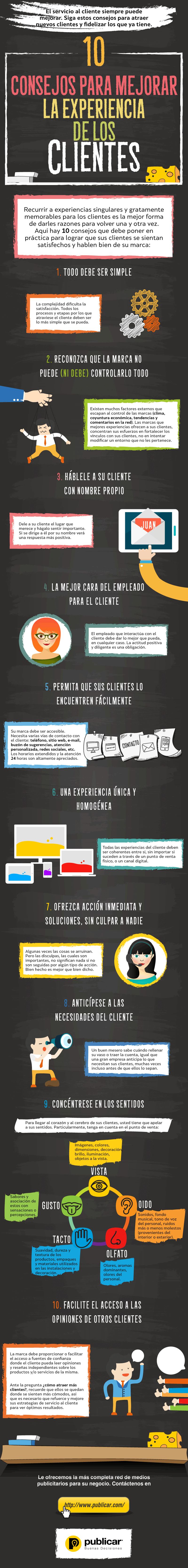 10 consejos para mejorar la experiencia de los clientes