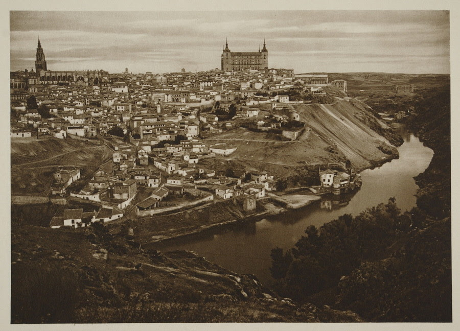 Vista general de Toledo hacia 1915. Fotografía de Kurt Hielscher.