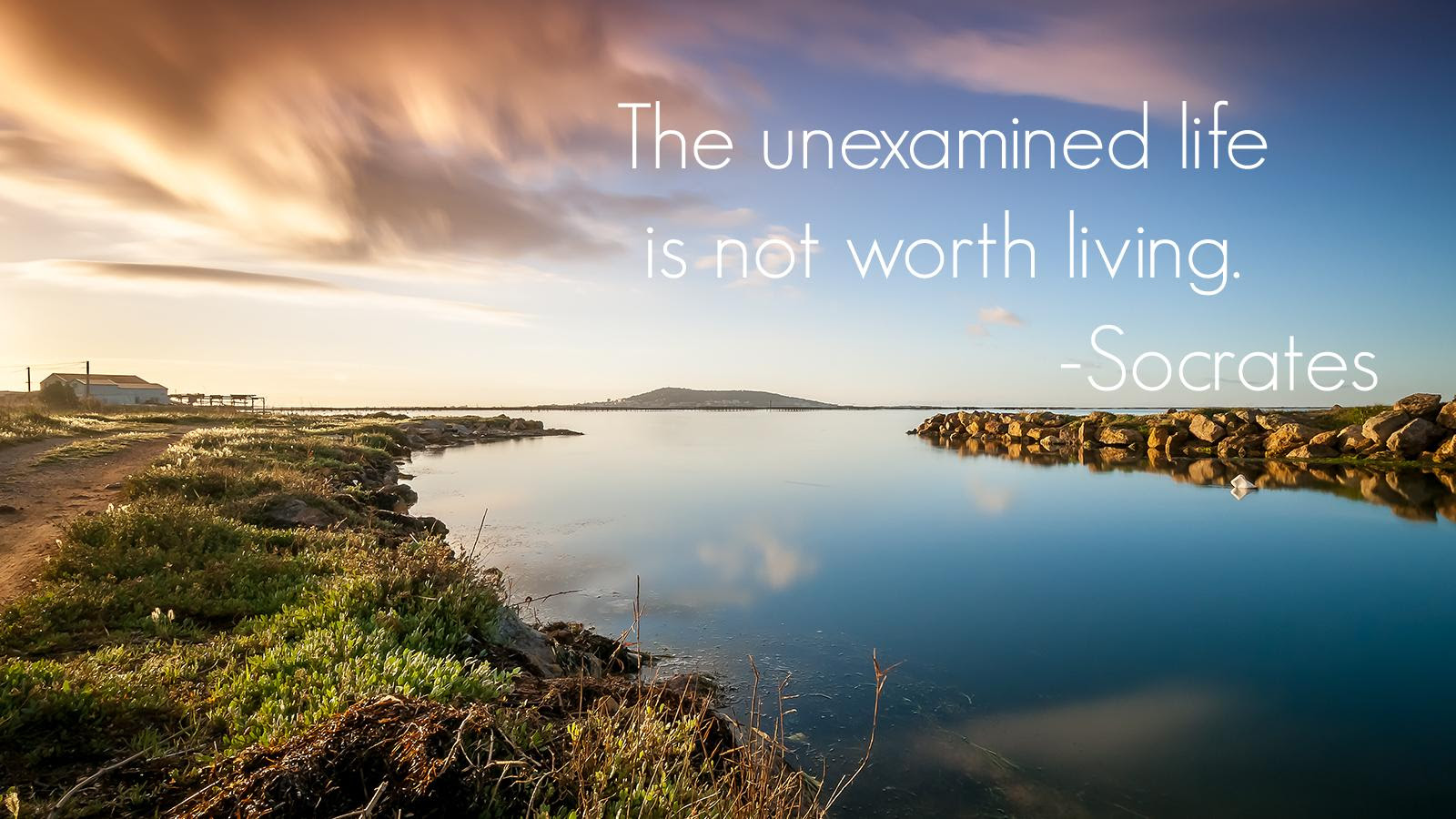 "The unexamined life is not worth living
