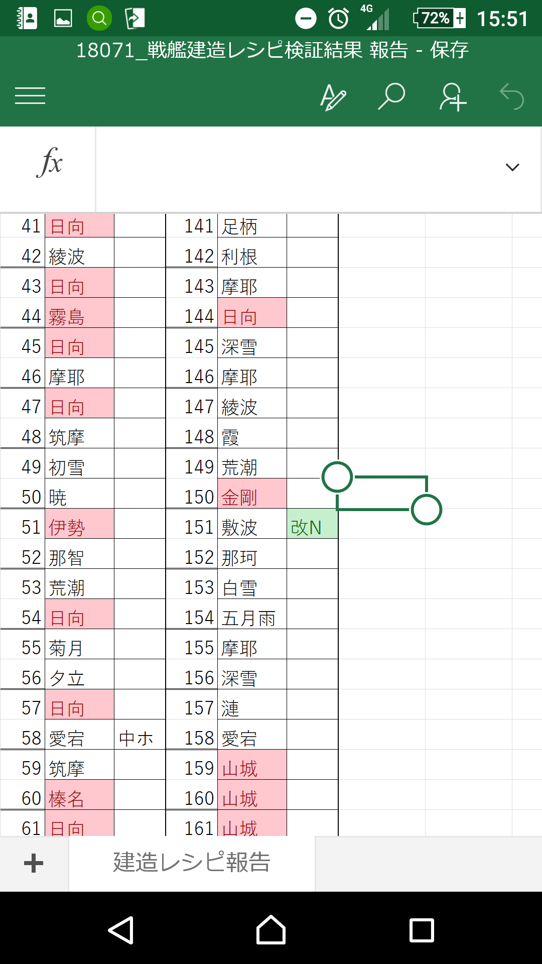 艦これアーケード 新しい戦艦レシピ600 100 600 0を開発したぞ 0回の検証で戦艦率は44 艦これアーケードまとめ速報 艦アケ 艦これac