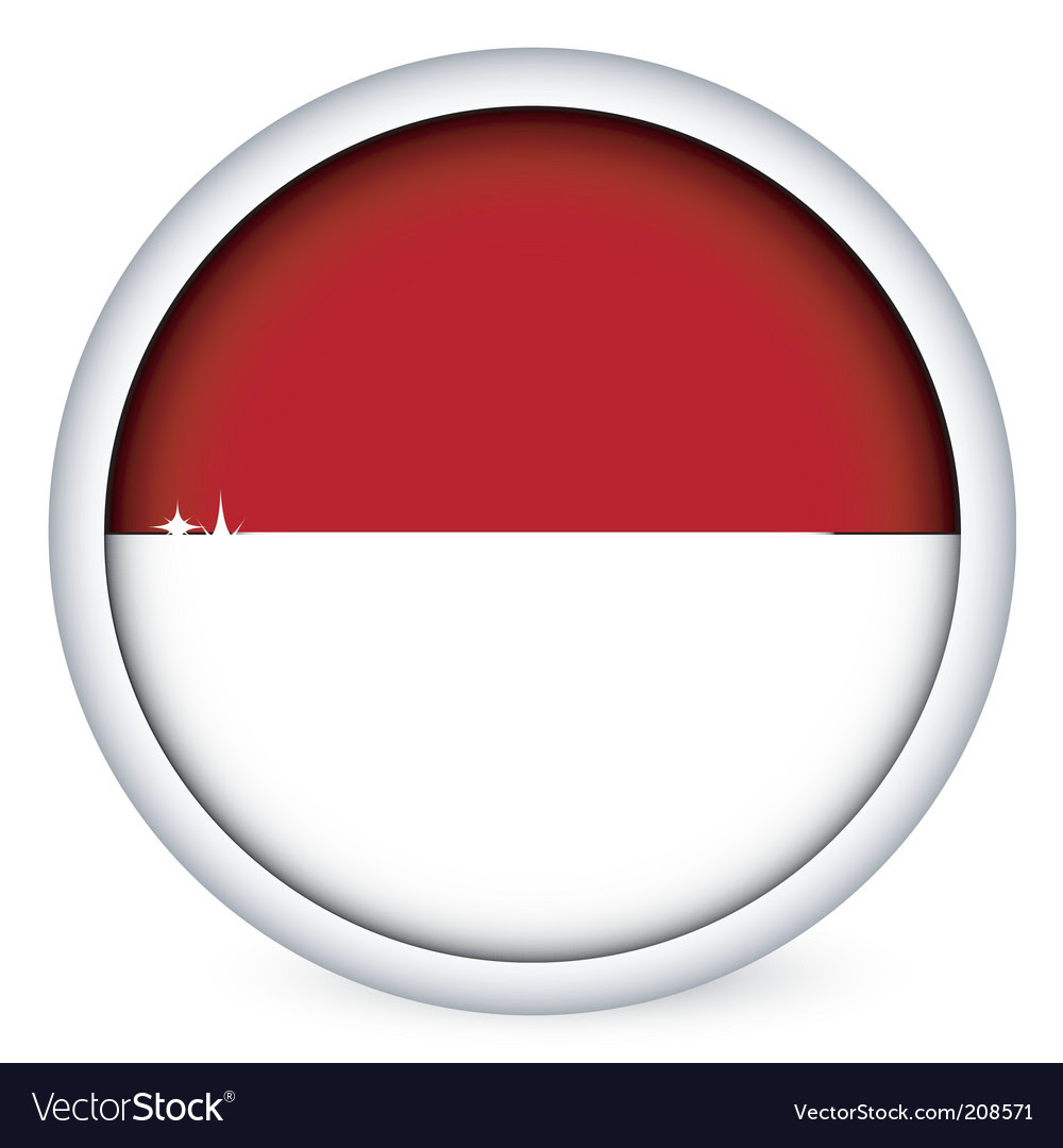 Monaco Flag Button Vector indonesian flag button. Monaco Flag Button Vector