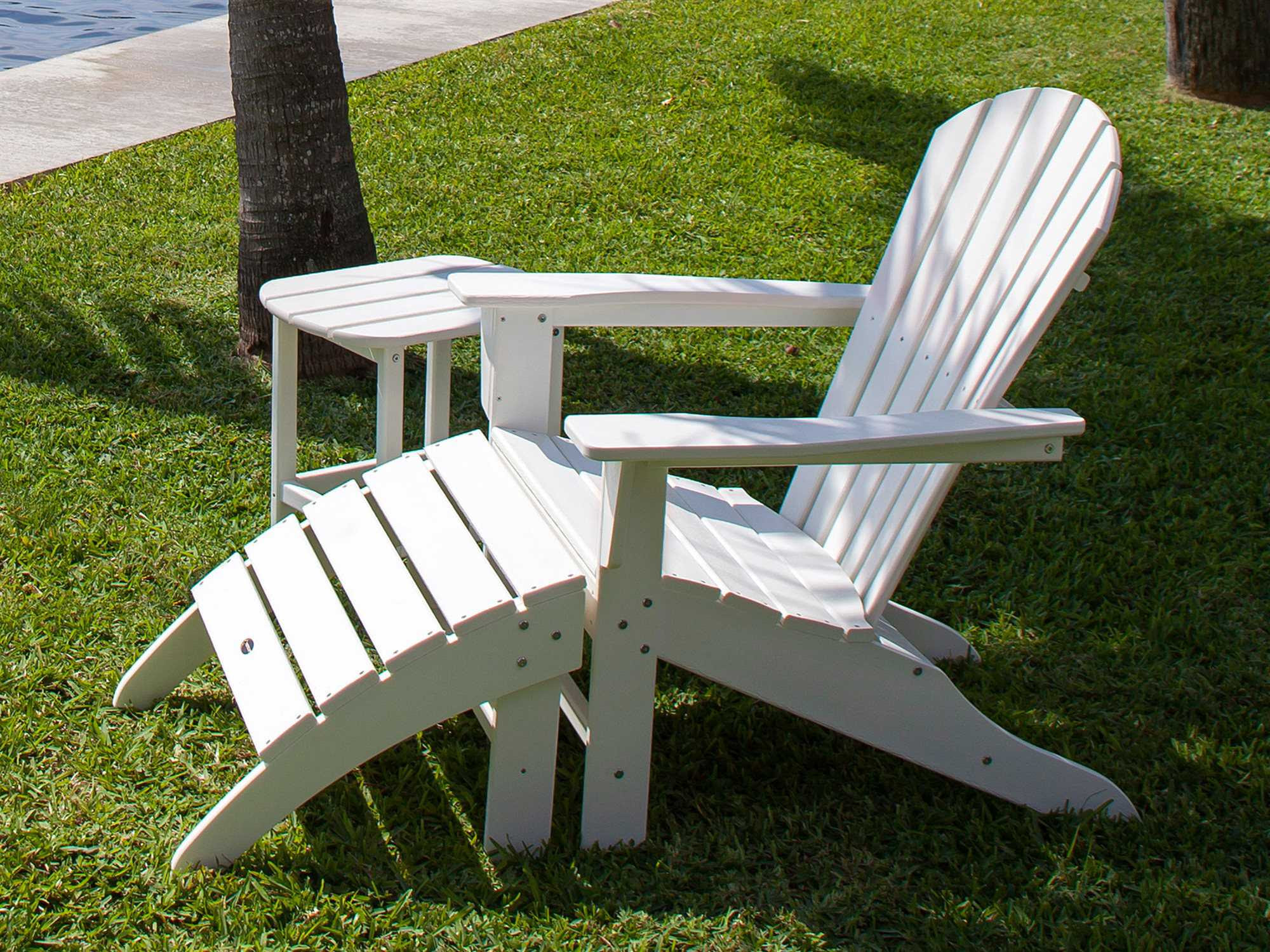 POLYWOOD® Seashell Recycled Plastic Adirondack Chair SH22
