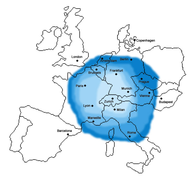 Outline Blank Maps Of Europe Detailed Physical And