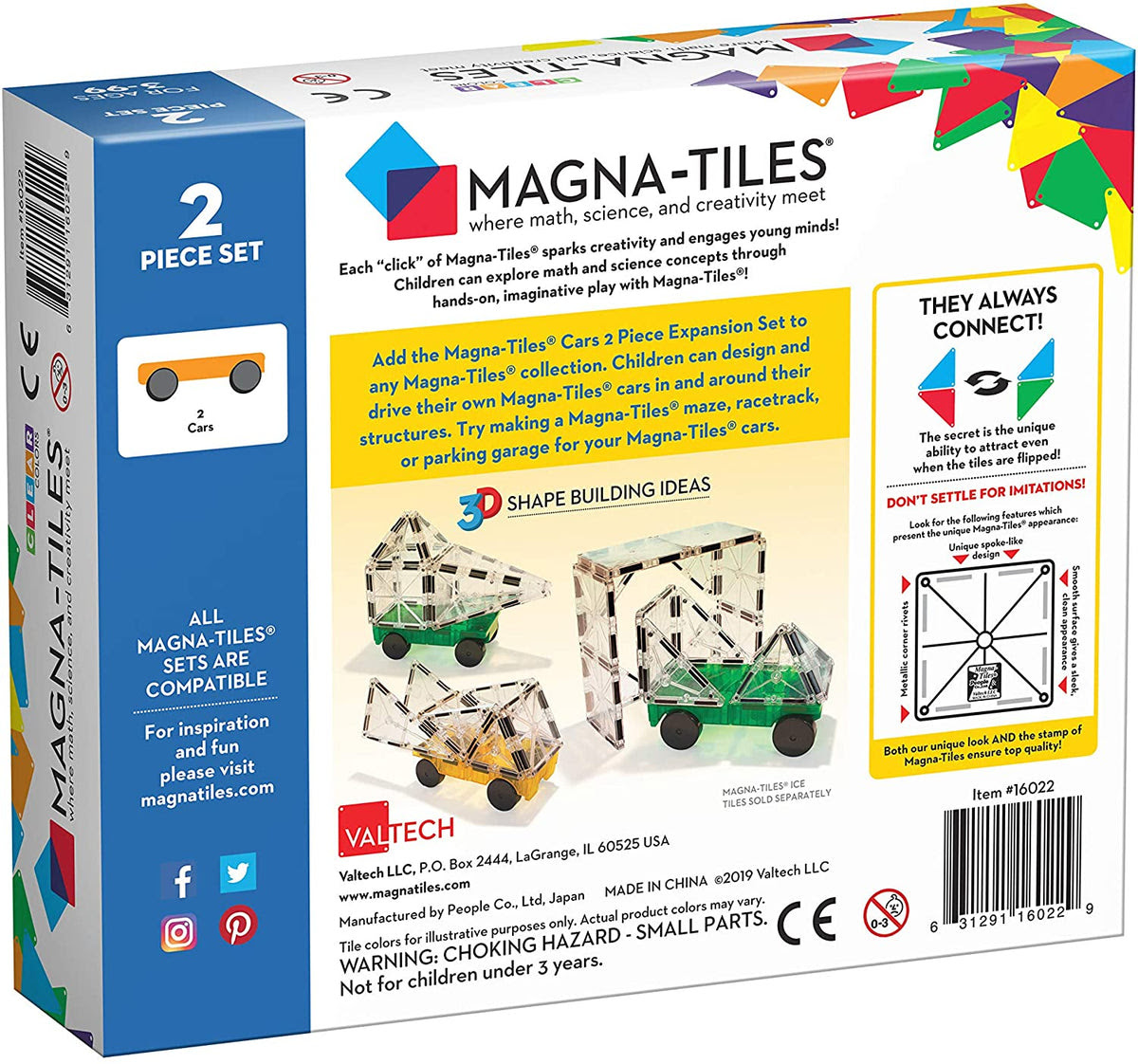 Magna Tiles 2 Piece Car Expansion Set Duflix Edutainment Store Magna Tiles 2 Piece Car Expansion Set Duflix Edutainment Store