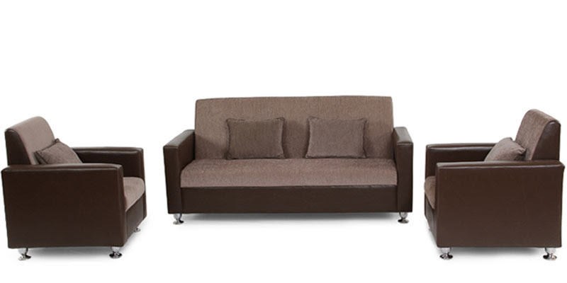 Buy BrownTulip Sofa Set (1 Three Seater Sofa+2 Single Seater ...