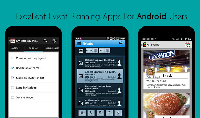 Excellent Event Planning Apps For Android