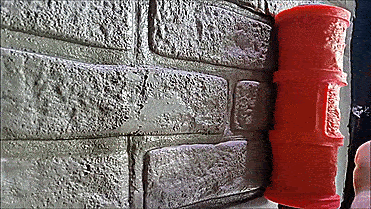 3D Brick Pattern Paint Roller - Brick Pattern Concrete Stamper