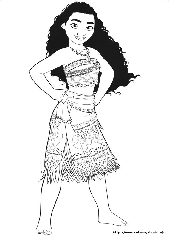 Moana Coloring Pages On Coloring Book Info