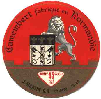 Etiquette de fromage