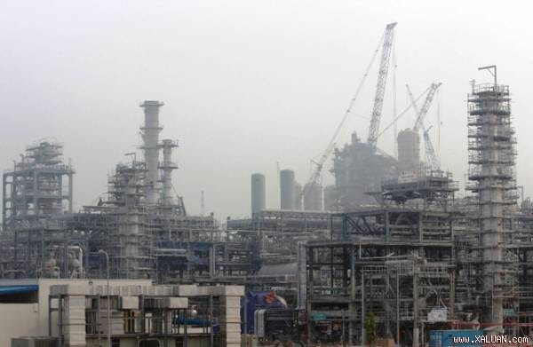  Nhà máy Lọc hóa dầu Nghi Sơn được cho phép xả nước thải trong quá trình vận hành thử nghiệm vào nguồn nước ven biển