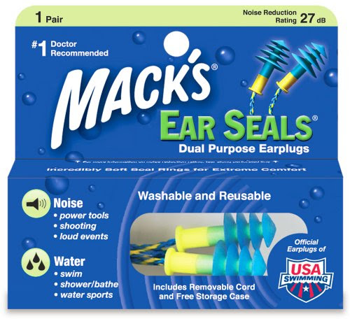 Special pack of 5 EAR PLUGS MACKS EAR SEALS 1PR On Sale