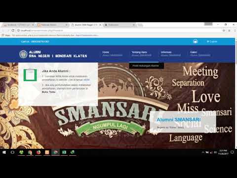 Sistem Informasi Alumni Berbasis Web Dengan Codeigniter