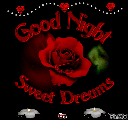 Good Night Red Rose Gif Pictures Photos And Images For Facebook Tumblr Pinterest And Twitter