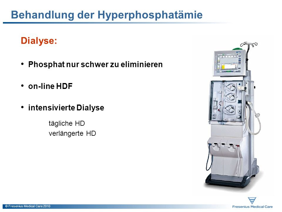 Dialyse phosphat
