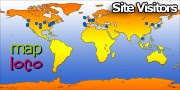Locations of Site Visitors