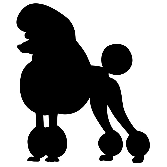 25 トイ プードル イラスト シルエット 犬 イラスト