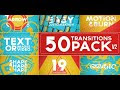 50 Transitions Pack with Opener | videohive