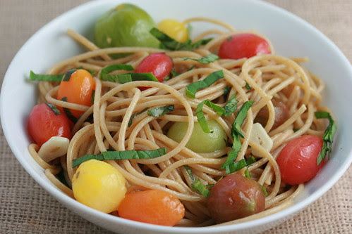 Heirloom Tomatoes and Pasta