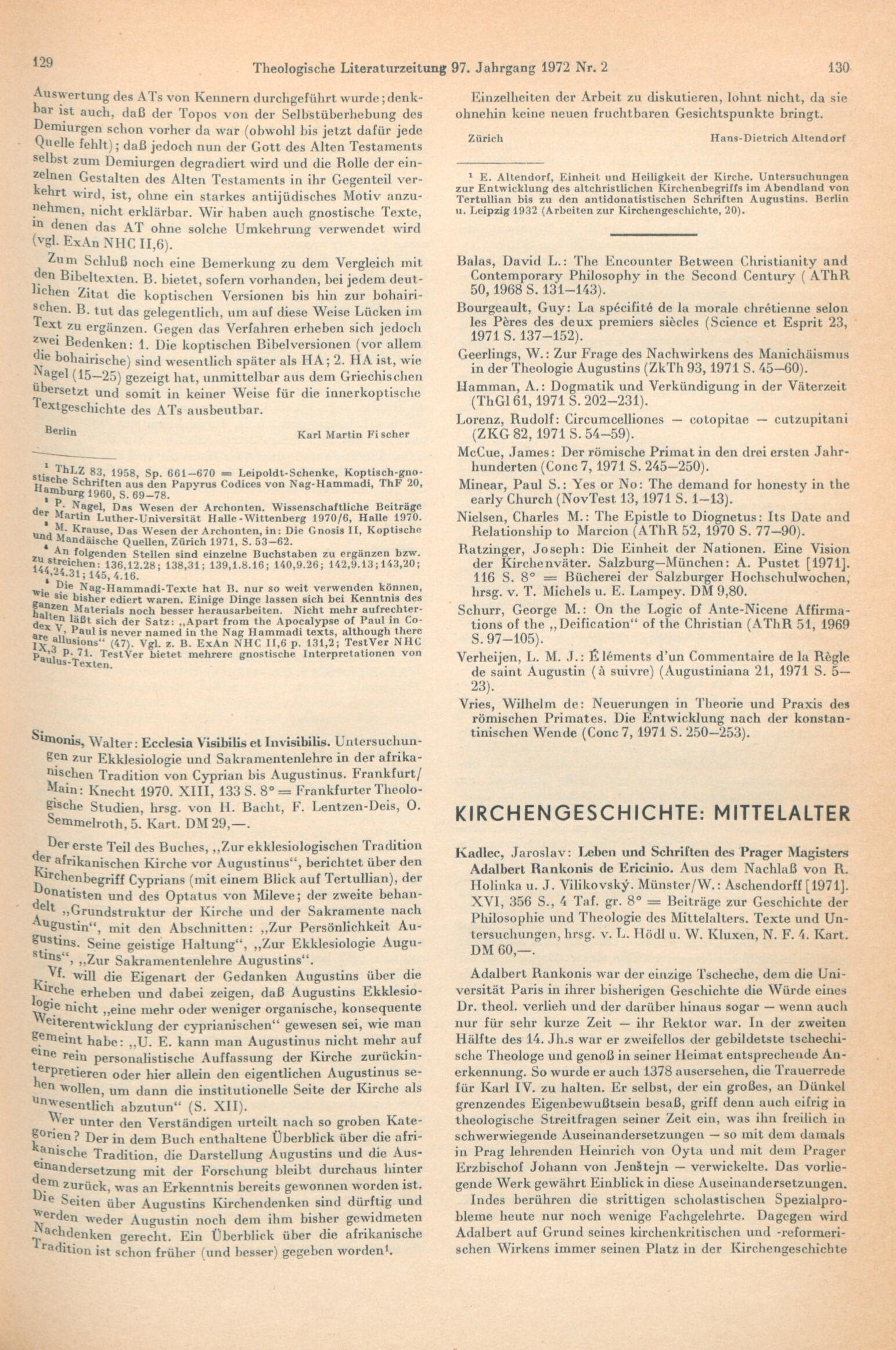 Schürer Emil [Begr ] Harnack Adolf von [Begr ] Theologische Literaturzeitung Monatsschrift für das gesamte Gebiet der Theologie und