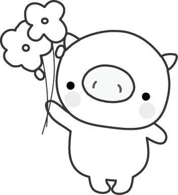 豚 子ぶた のイラスト 無料イラスト フリー素材