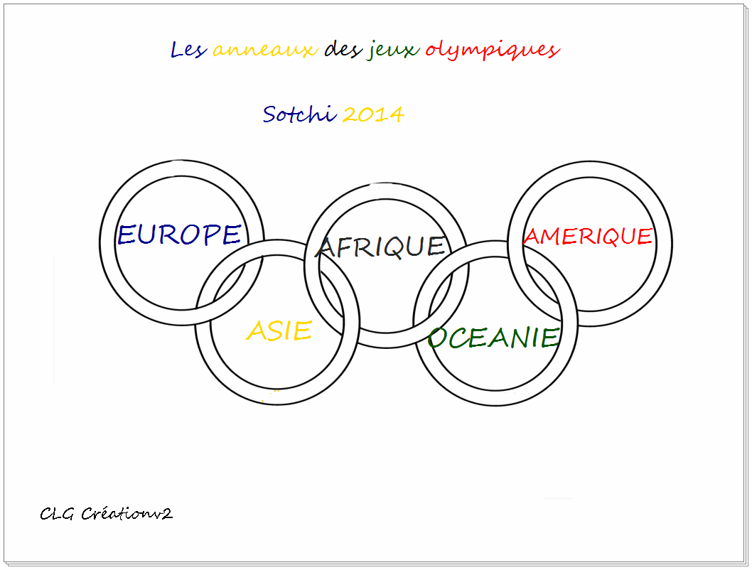 COLORIAGE JEUX OLYMPIQUES