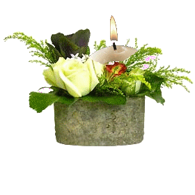 Bon Anniversaire A La Del En Fleurs Et Bougie Dely Poemes