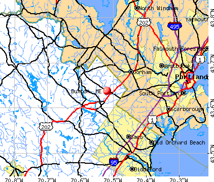 Map Of Buxton Maine Buxton, Maine (ME 04093) profile: population, maps, real estate 