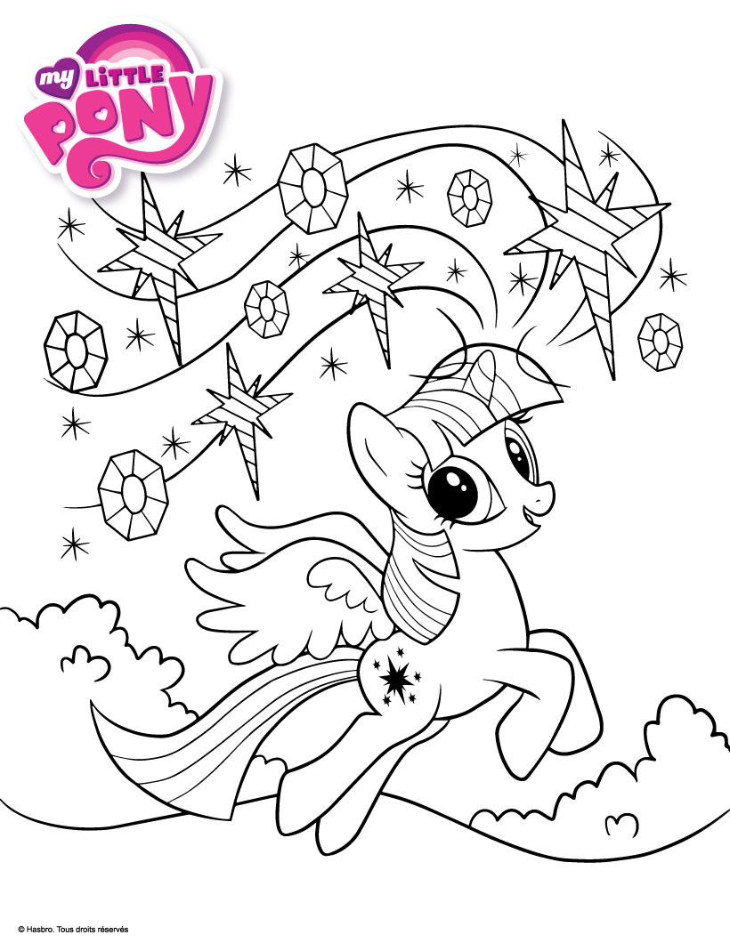 Rainbow Dash joyeux Twilight Sparkle se prom¨ne