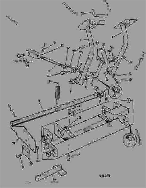 BRAKE PEDAL, MANUAL TRANSISSION, 384B - AGRICULTURAL JCB